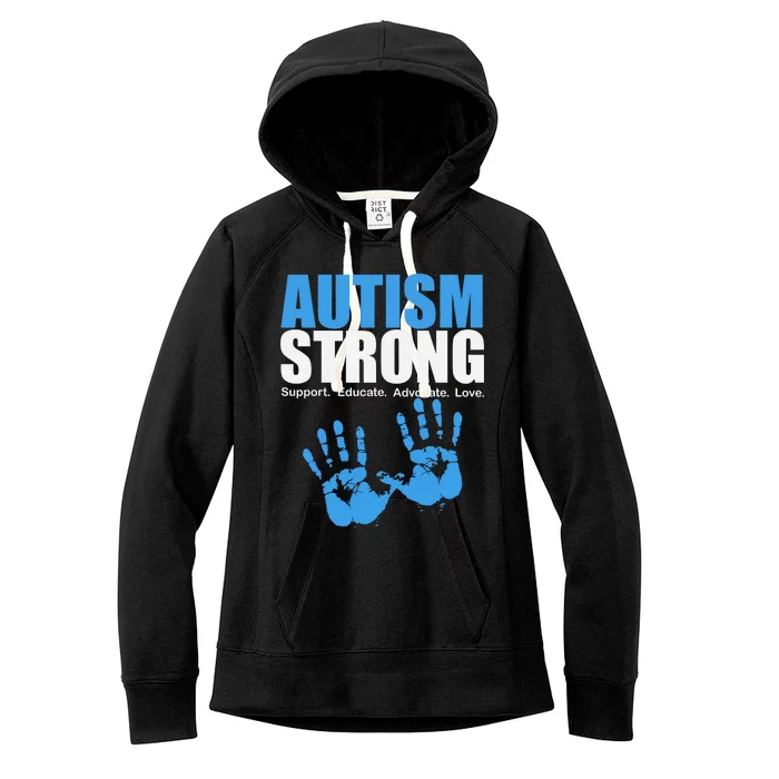 Autism Strong Women's Fleece Hoodie