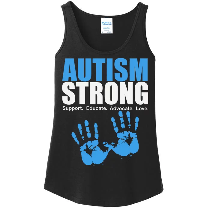 Autism Strong Ladies Essential Tank