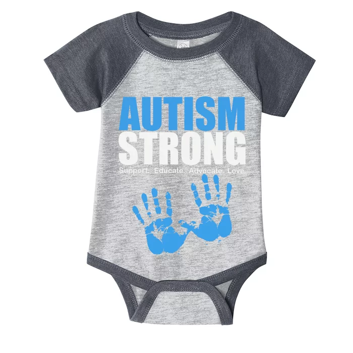 Autism Strong Infant Baby Jersey Bodysuit