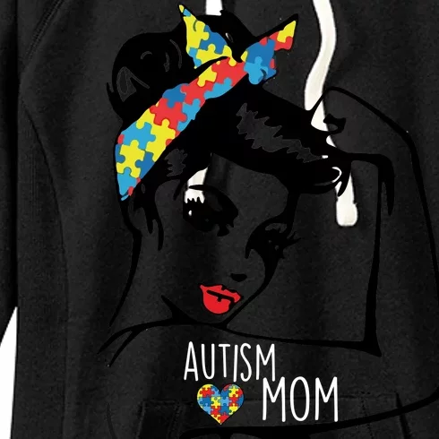 Autism Strong Mom Women's Fleece Hoodie