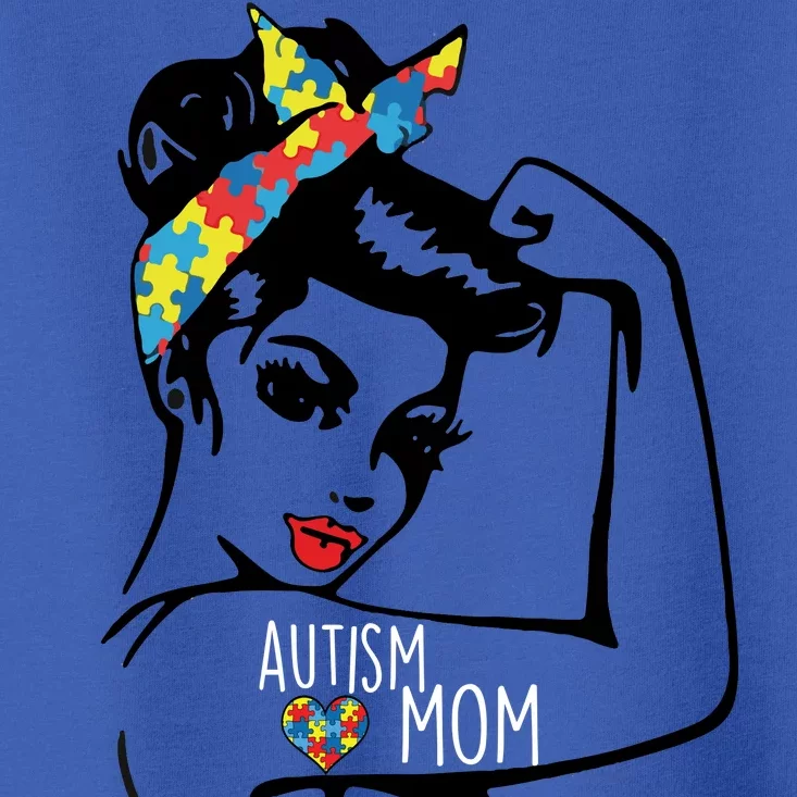 Autism Strong Mom Toddler T-Shirt