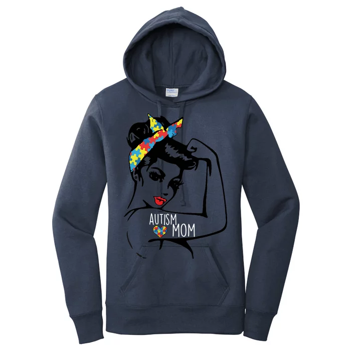 Autism Strong Mom Women's Pullover Hoodie