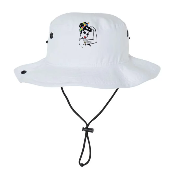 Autism Strong Mom Legacy Cool Fit Booney Bucket Hat