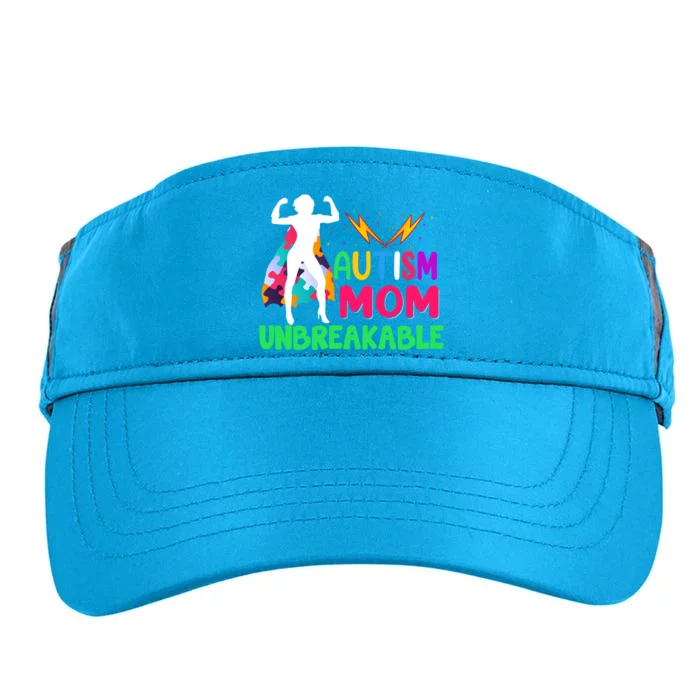 Autism Super Mom Unbreakable Adult Drive Performance Visor