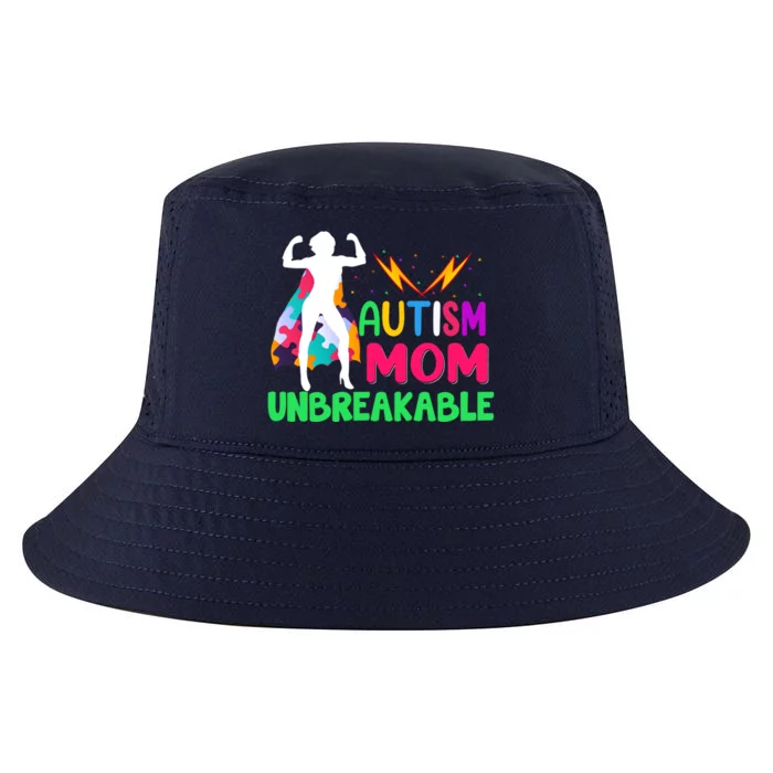 Autism Super Mom Unbreakable Cool Comfort Performance Bucket Hat