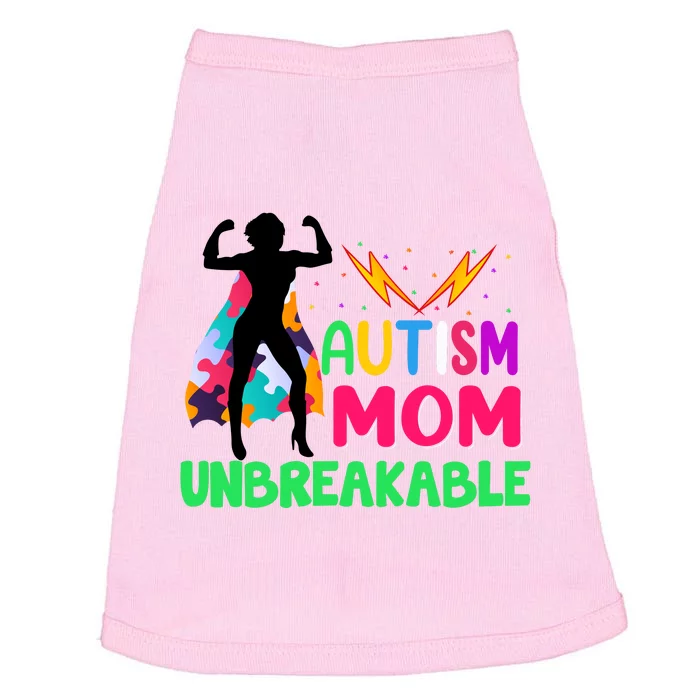 Autism Super Mom Unbreakable Doggie Tank