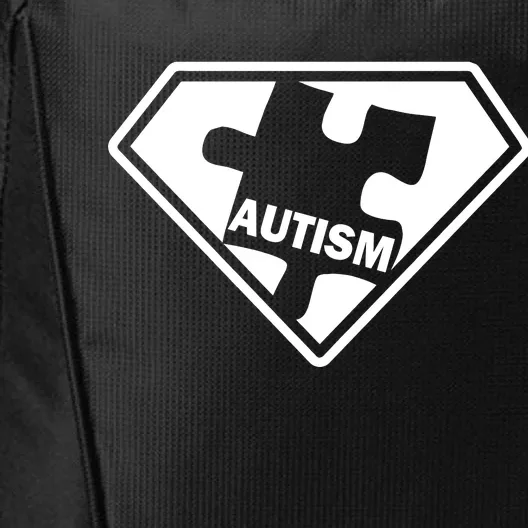 Autism Super Power Logo City Backpack