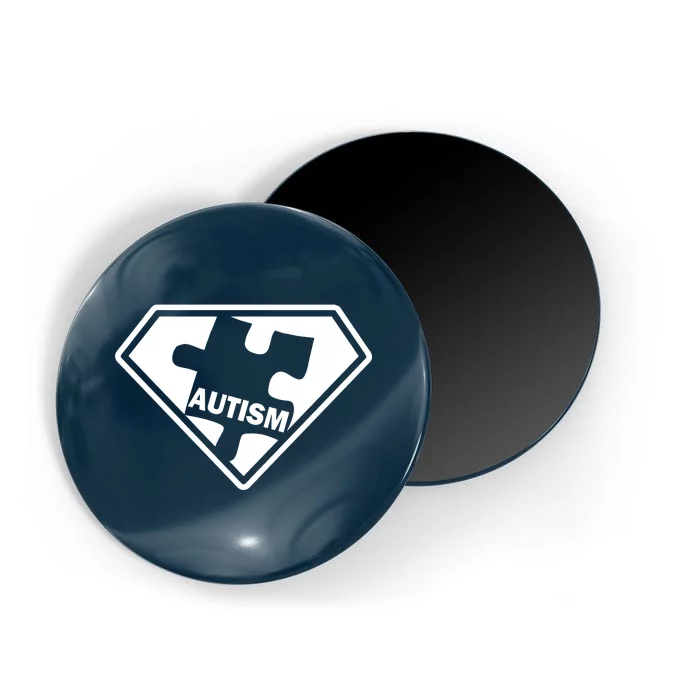 Autism Super Power Logo Magnet