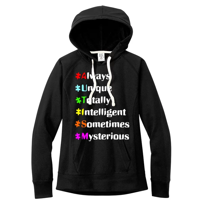 Autism Tips Awareness Women's Fleece Hoodie