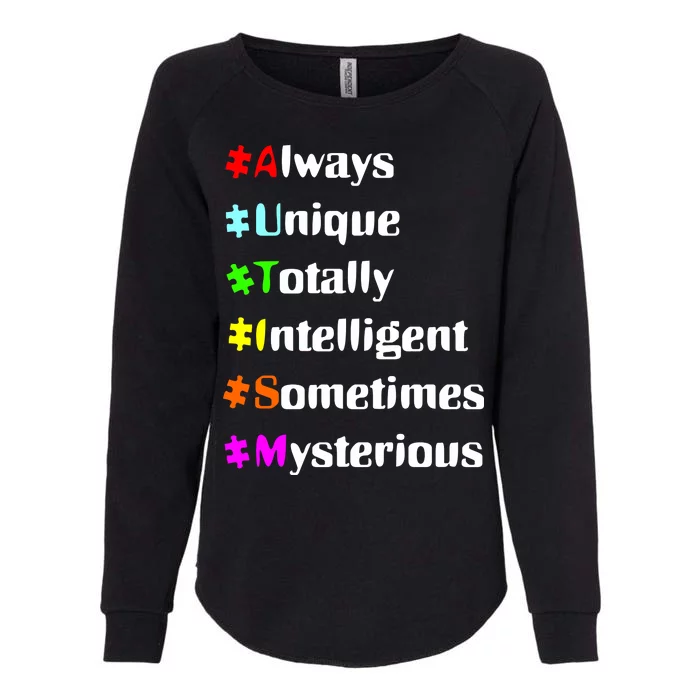 Autism Tips Awareness Womens California Wash Sweatshirt