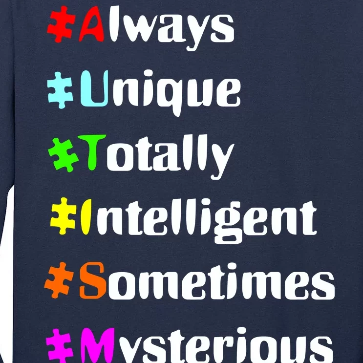 Autism Tips Awareness Tall Long Sleeve T-Shirt