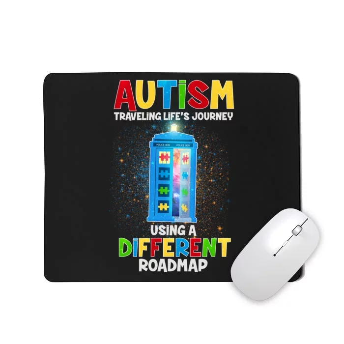 Autism Using a Different Road Map Mousepad