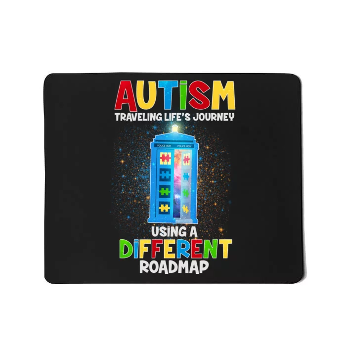 Autism Using a Different Road Map Mousepad