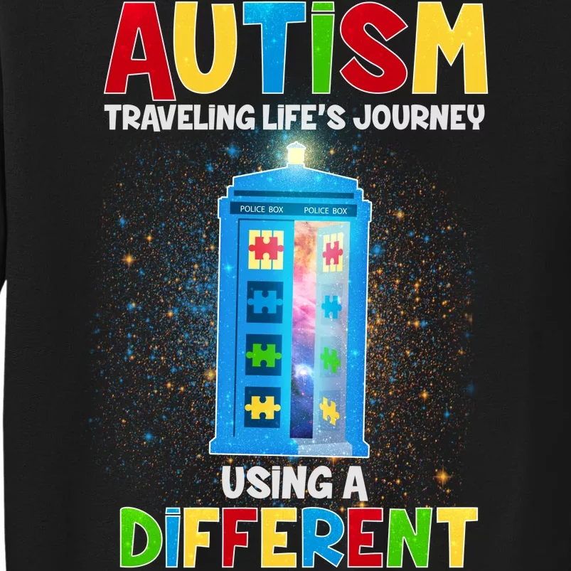 Autism Using a Different Road Map Tall Sweatshirt