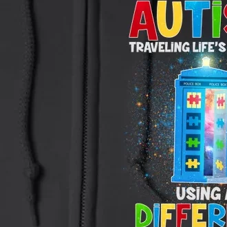 Autism Using a Different Road Map Full Zip Hoodie