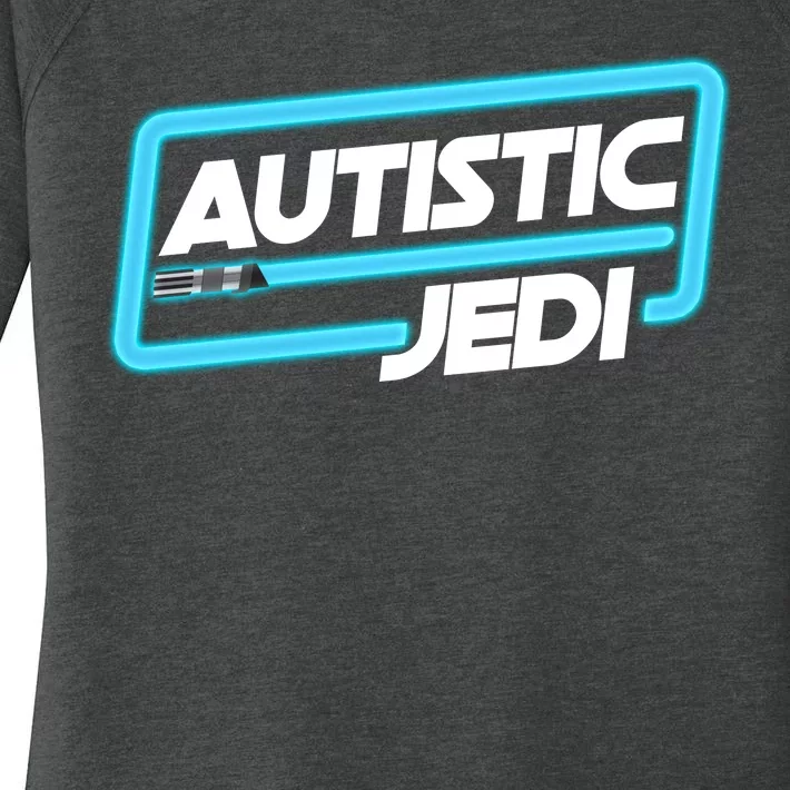 Autistic Jedi Autism Awareness Women's Perfect Tri Tunic Long Sleeve Shirt