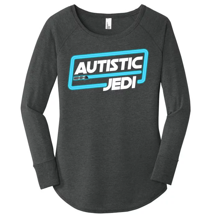 Autistic Jedi Autism Awareness Women's Perfect Tri Tunic Long Sleeve Shirt