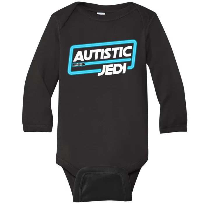 Autistic Jedi Autism Awareness Baby Long Sleeve Bodysuit