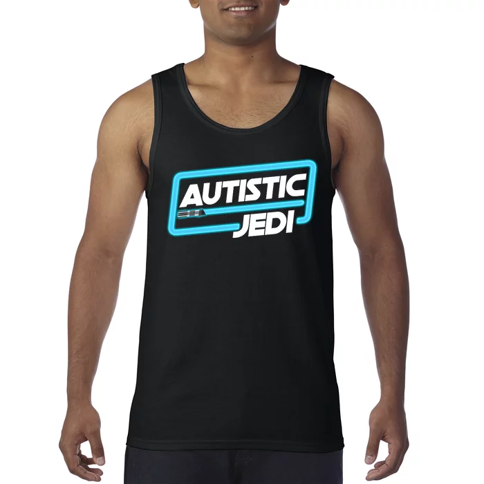 Autistic Jedi Autism Awareness Tank Top