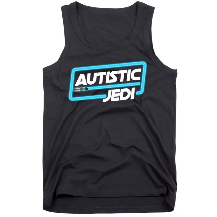 Autistic Jedi Autism Awareness Tank Top