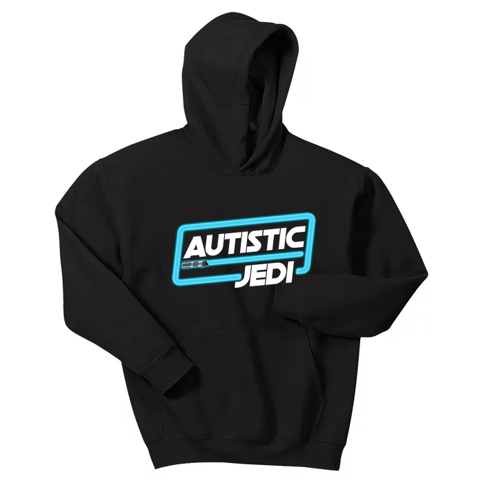 Autistic Jedi Autism Awareness Kids Hoodie