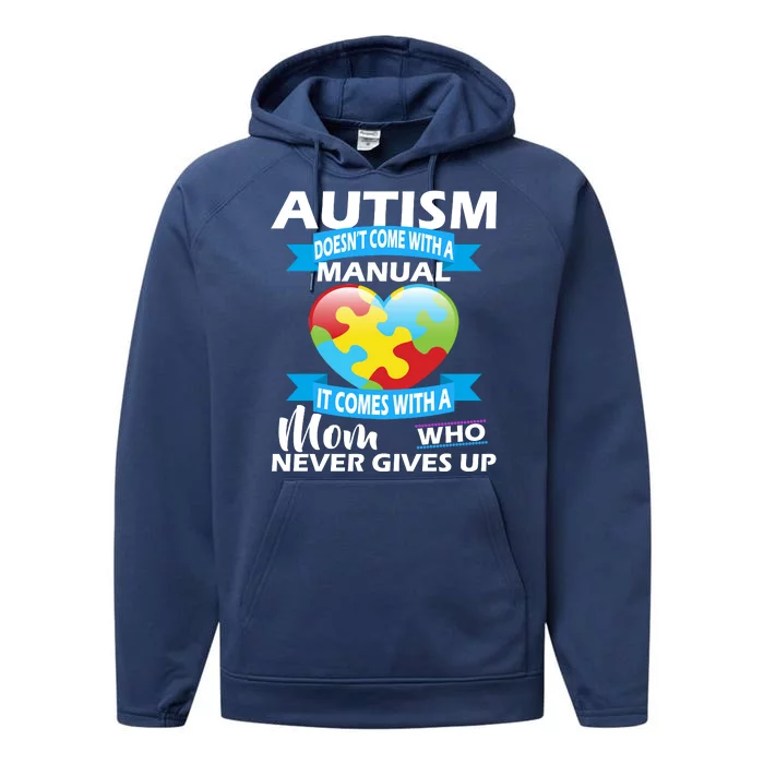 Autsim Doesn't Come With A Manual Performance Fleece Hoodie