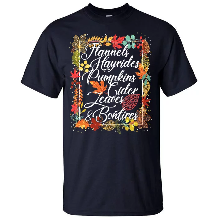 Autumn Fall Motto Tall T-Shirt