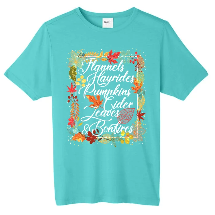 Autumn Fall Motto ChromaSoft Performance T-Shirt