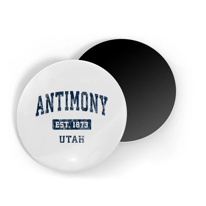 Antimony Utah Ut Vintage Sports Established Design Magnet