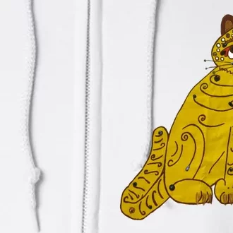 Ugly Yellow Cat Full Zip Hoodie