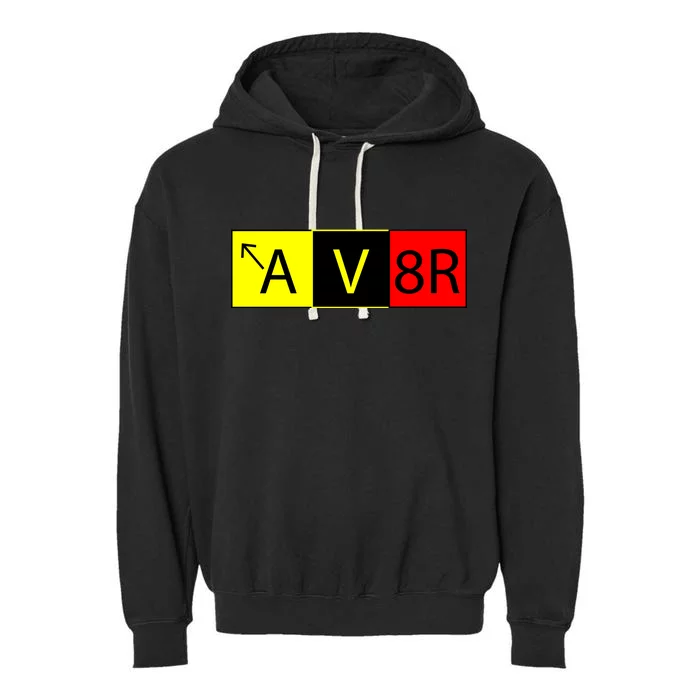 AV8R Pilot Expressions Garment-Dyed Fleece Hoodie