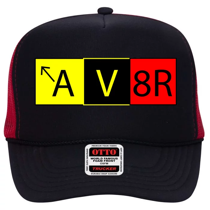 AV8R Pilot Expressions High Crown Mesh Trucker Hat