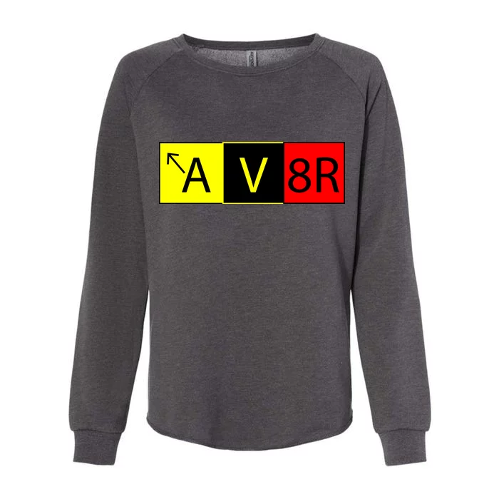 AV8R Pilot Expressions Womens California Wash Sweatshirt