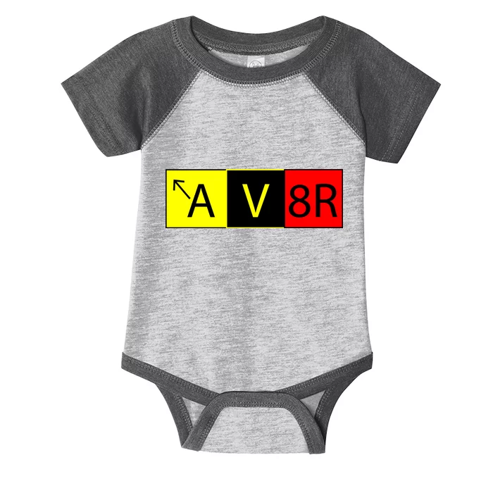 AV8R Pilot Expressions Infant Baby Jersey Bodysuit