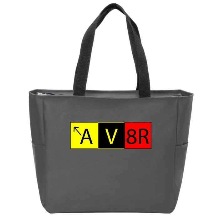 AV8R Pilot Expressions Zip Tote Bag