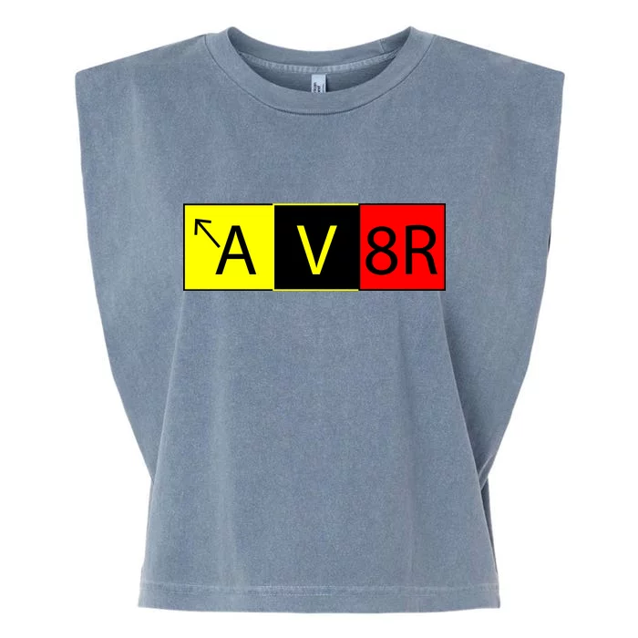 AV8R Pilot Expressions Garment-Dyed Women's Muscle Tee