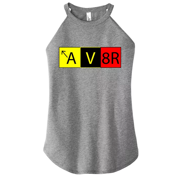 AV8R Pilot Expressions Women’s Perfect Tri Rocker Tank