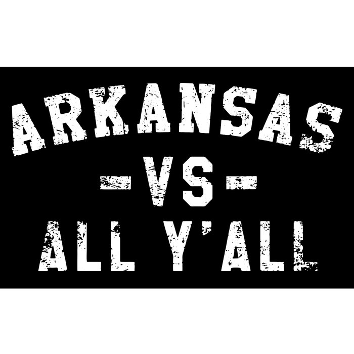 Arkansas Vs All Yall For Yall Vintage Bumper Sticker