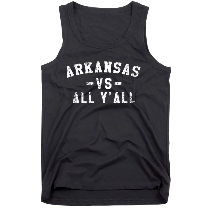 Arkansas Vs All Yall For Yall Vintage Tank Top