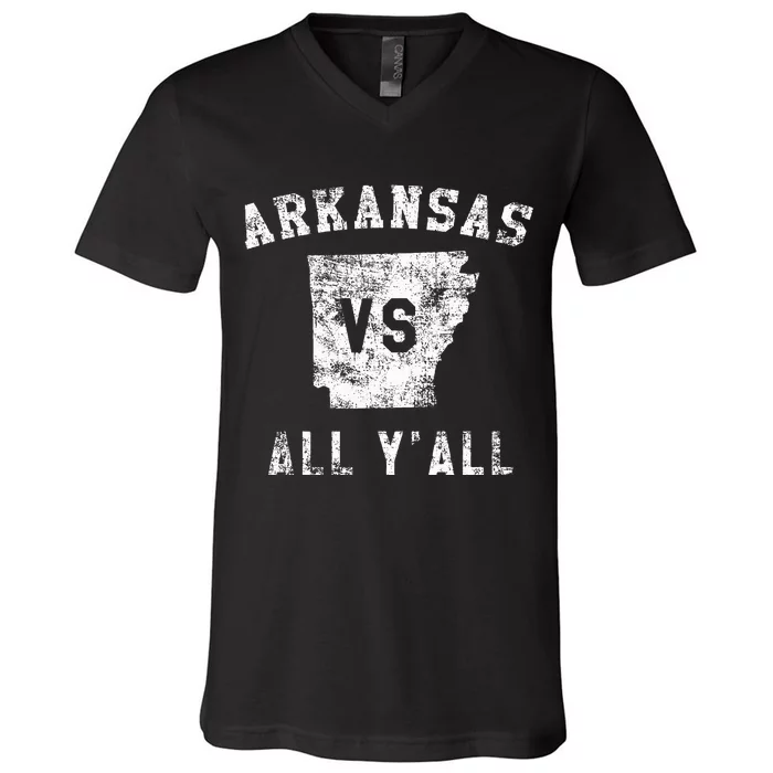 Arkansas Vs All Yall For YAll V-Neck T-Shirt