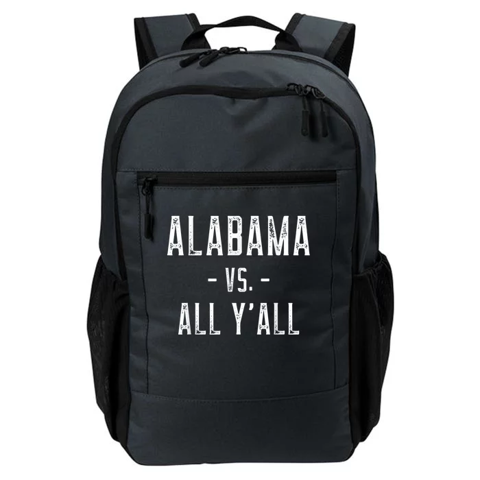 Alabama Vs. All Y’all Sports Weathered Vintage Southern Daily Commute Backpack