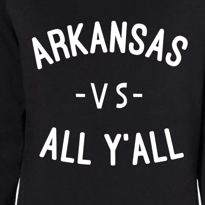 Arkansas Vs All Yall Womens California Wash Sweatshirt