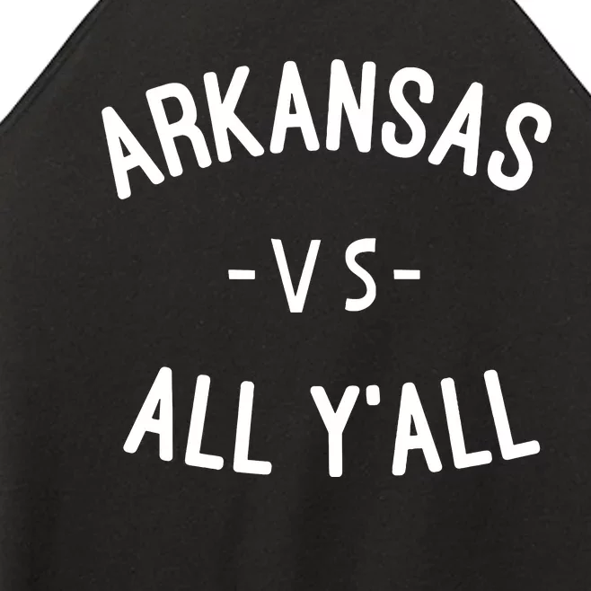 Arkansas Vs All Yall Women’s Perfect Tri Rocker Tank