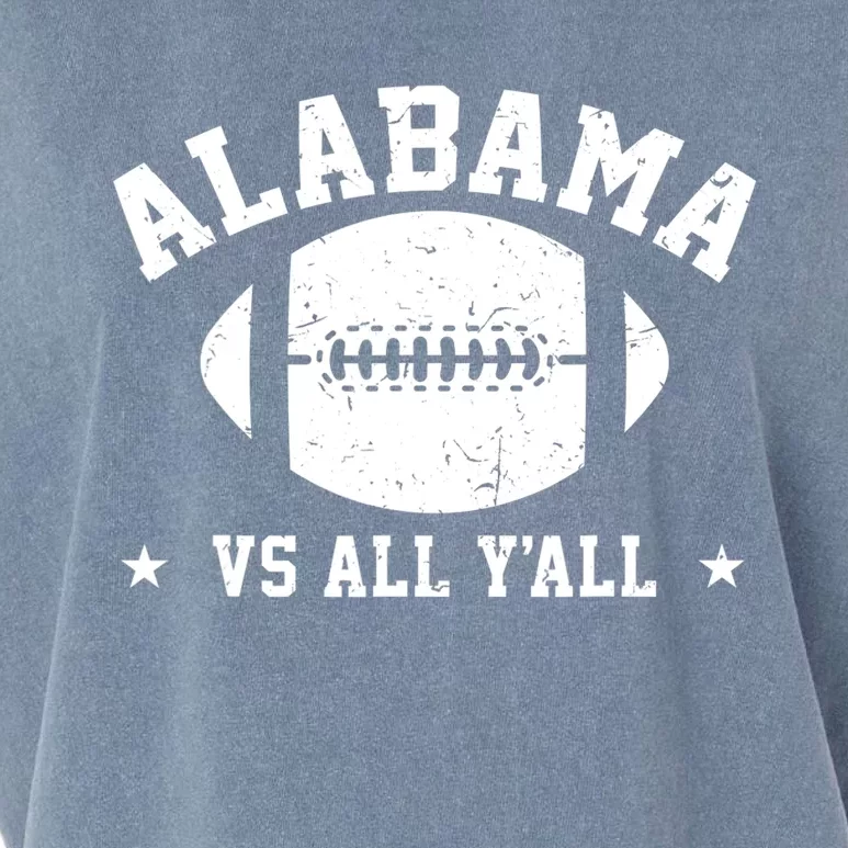 Alabama Vs All Yall Alabama State Garment-Dyed Women's Muscle Tee