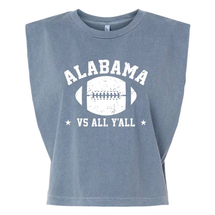 Alabama Vs All Yall Alabama State Garment-Dyed Women's Muscle Tee