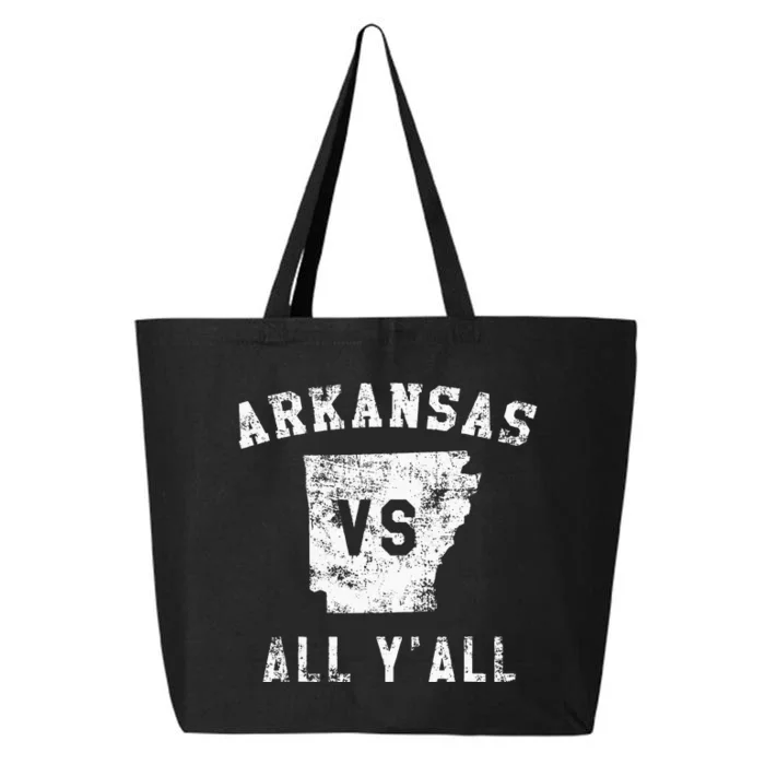 Arkansas Vs All Yall For Yall Men Women Kids 25L Jumbo Tote