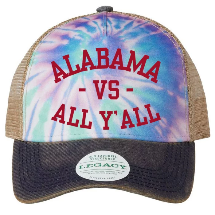 Alabama Vs All Y’All Sports Vintage Southern Legacy Tie Dye Trucker Hat