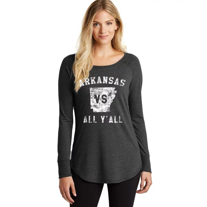 Arkansas Vs All Yall For Yall Women's Perfect Tri Tunic Long Sleeve Shirt