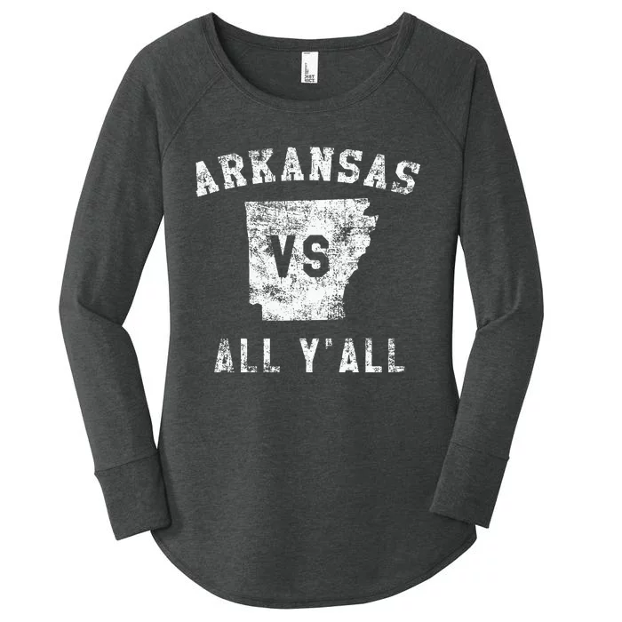 Arkansas Vs All Yall For Yall Women's Perfect Tri Tunic Long Sleeve Shirt