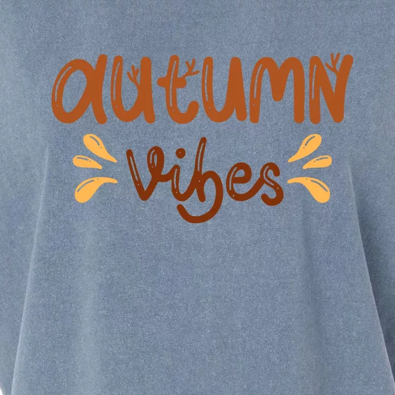 Autumn Vibes Garment-Dyed Women's Muscle Tee